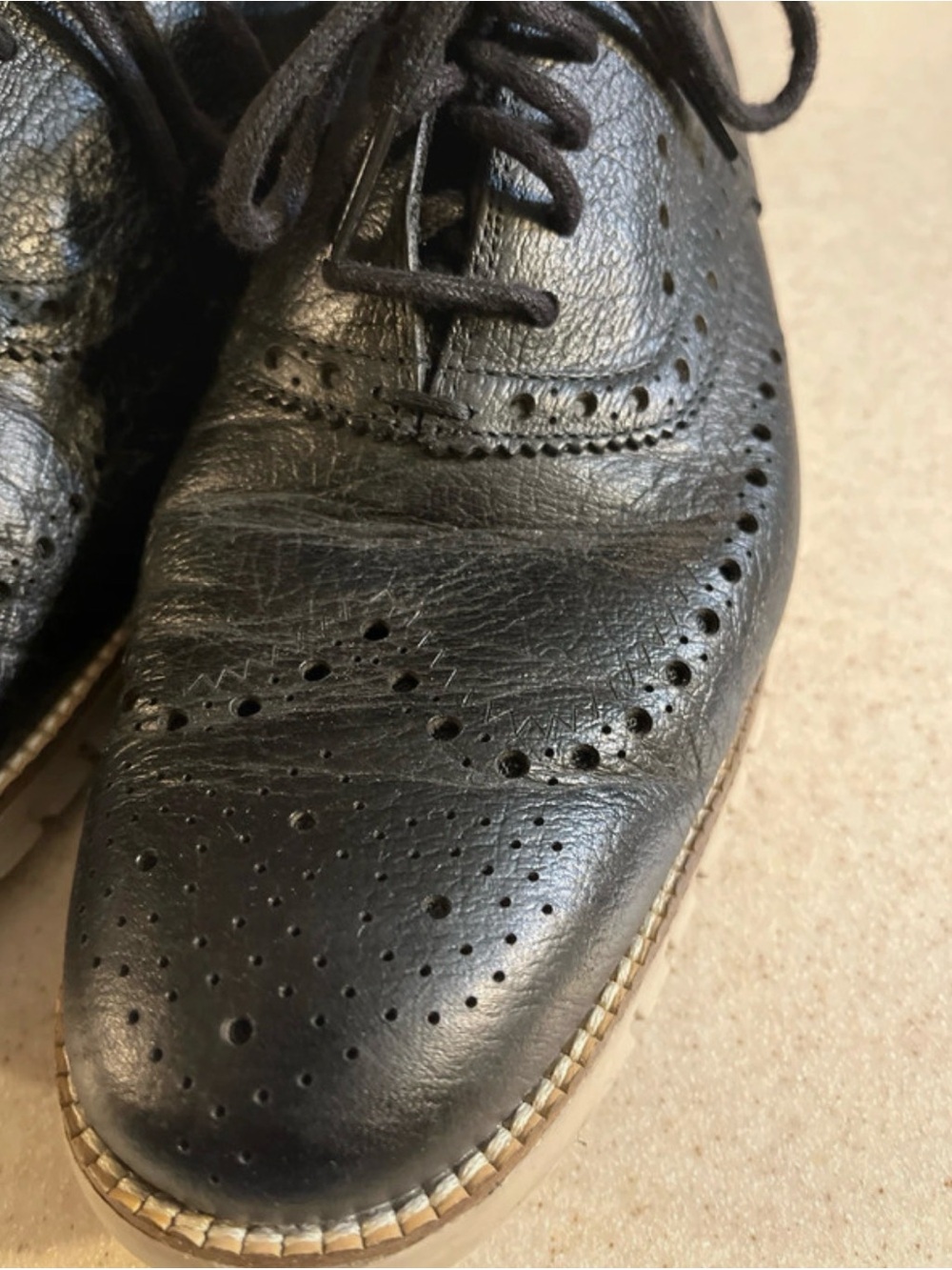 Cole Haan Men’s Zerogrand wingtip shoes - Picture 2 of 12